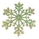 9.9IN XMAS CANDY SHOP ORNAMENT - SNOWFLAKE