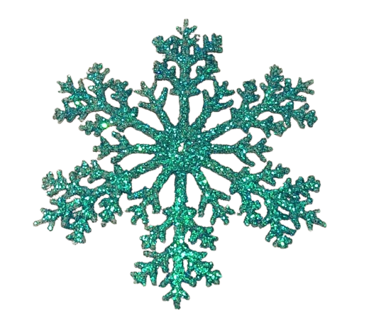 9.9IN XMAS CANDY SHOP ORNAMENT - SNOWFLAKE