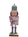 8IN X 2-7/8IN XMAS WOODEN CANDY NUTCRACKER TABLETOP DECORATION