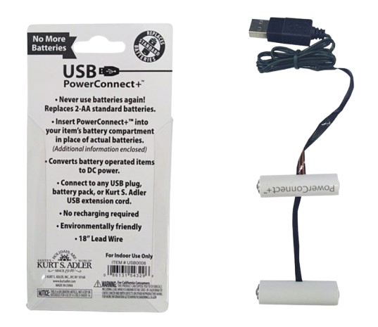 USB POWER CONNECT + CONVERTER  EQUIVALENT TO  