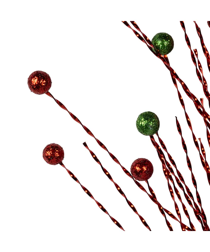 24´´RED/GREEN GRASS BALL SPRAY