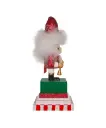 12"HOLLY WOOD NUTCRACKER  TO CHRISTMAS SANTA.