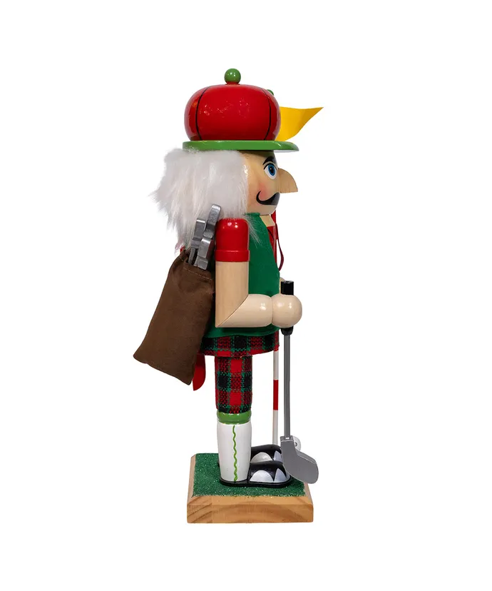12" GOLF NUTCRACKER