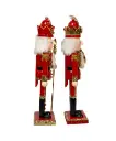 15" RED & GOLD NUTCRACKER / INDIVIDUAL 