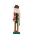15" Red and Green Golfer Nutcracker