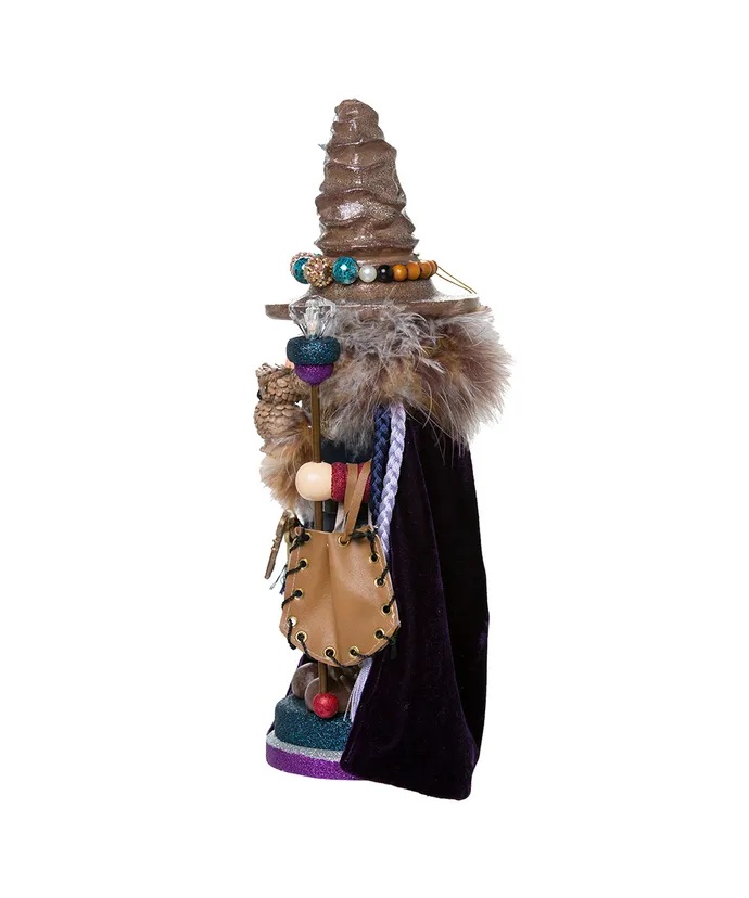 15"HOLLYWOOD BROWN WIZARD NUTCRACKER				 