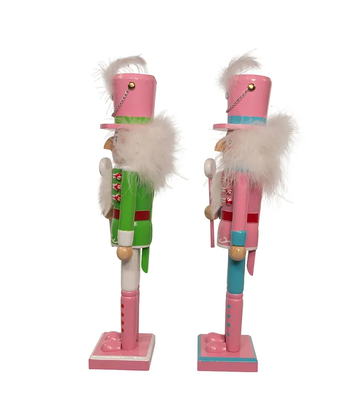 15´´PASTEL SOLDIER NUTCRACKER INDIVIDUAL INDIVIDUAL