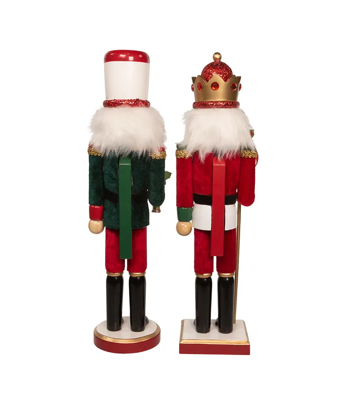 15´´WDN HOLLY+BERRIES NUTCRACKER INDIVIDUAL INDIVIDUAL