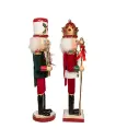 15´´WDN HOLLY+BERRIES NUTCRACKER INDIVIDUAL INDIVIDUAL
