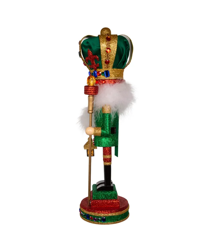 16" HOLLYWOOD MARDI GRAS KING NUTCRACKER