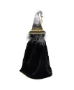 18" HOLLYWOOD  NUTCRACKERS BLACK & GOLD WIZARD 