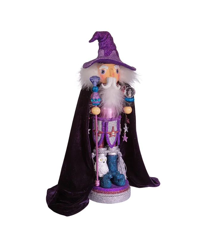 18" HOLLYWOOD PURPLE WIZARD NUTCRACKER