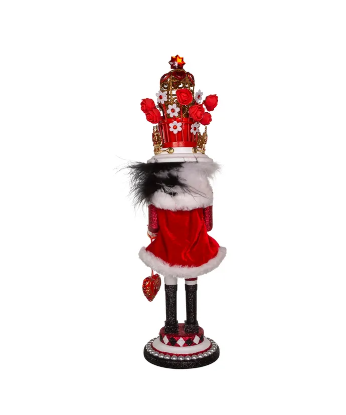 18"HOLLY WOOD KING OF HEARTS NUTCRACKER