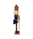 24"BATTERY OPERATED LIGHTED KING NUTCRACKER