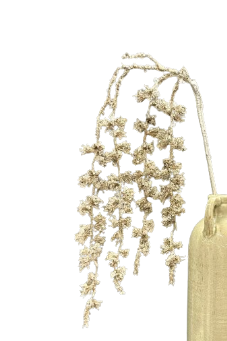 31" METALLIC HANGING ICED BRANCH