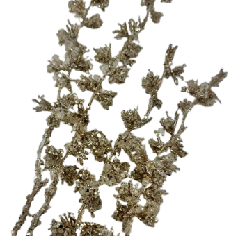 31" METALLIC HANGING ICED BRANCH
