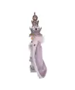 18"HOLLYWOOD WHITE FUR KING NUTCRACKER
