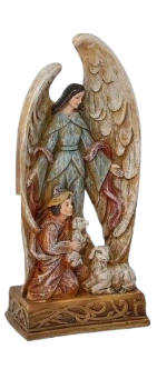 7-8" RESIN NATIVITY PLAQUE STORY SET DE 3