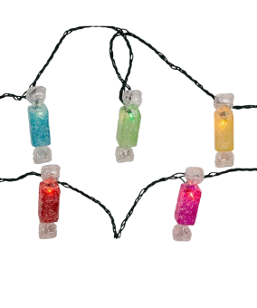 UL 10L MULT GLTTR CANDIES LIGHT SET