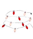 UL 10/L RED & WHITE GIANT C7 BULB LIGHT SET W10