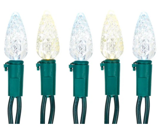 LED 20 OUTDOOR C6 LIGHTS COOL WHITE