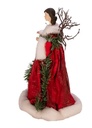 14"FABRIC MACHE ANGEL TREE TOP