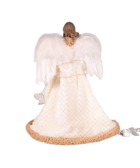 UL 10/L 16"RUSTIC NATURAL ANGEL TREETOP. 