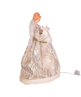 UL 10L 14¨LT GOLD/SILV ANGEL TREETP