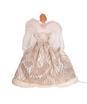 UL 10L 14¨LT GOLD/SILV ANGEL TREETP
