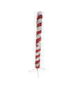 6 PRELIT R/W LED TINSEL CANDY CANE 