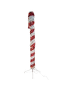 4 PRELIT R/W LED TINSEL CANDY CANE