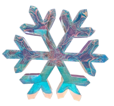 15.75´´D USB ELECTRIC HOLOGRAPHIC SNOWFLAKE REMOTE CONTROL