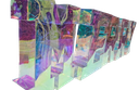 5PC SET OF 9.84´´H ELECTRI HOLOGRAPHIC ´´MERRY ´´ REMOTE COPNTROL