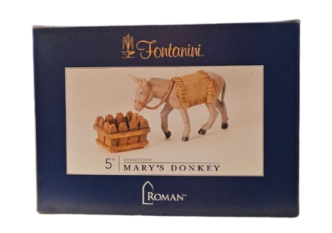 5" SCALE 3 PC ST MARY'S DONKEY. FONTANINI
