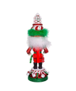 15"HOLLY WOOD RED, WHITE & GREEN CANDY TOWER HAT