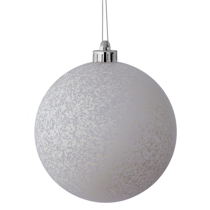 250MM VP MERCURY BALL ORNAMENT BOX OF 1  WHT