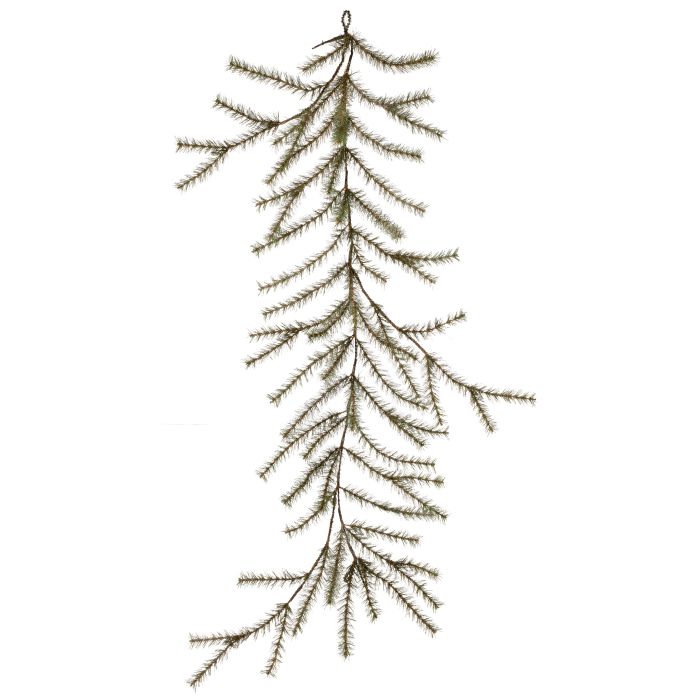 48" GLITTER SKIP PINE GARLAND