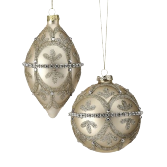 4-5.5" GLS JEWEL BALL/FINIAL ORNAMENT INDIVIDUAL