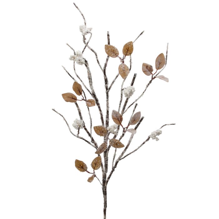 31" SNOW W/GLITTER WINTER CHALET BRANCH