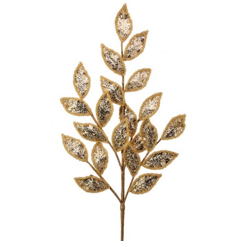 29" METALLIC GLITTER LAUREL LEAF SPRAY CHAMP