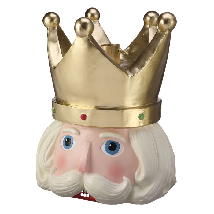 21" RESIN ROYAL COURT NUTCRACKER TEE HOLDER