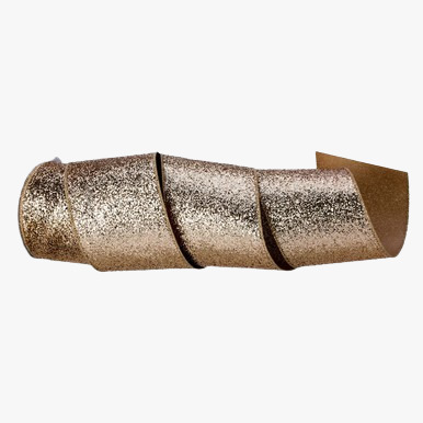 4"X10Y SHIMMER GLITTER WIRED RIBBON 
