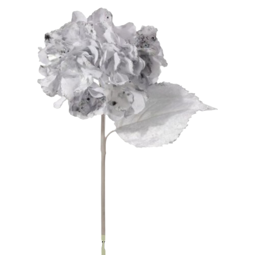 20" GLITTER HYDRAGNEA STEM