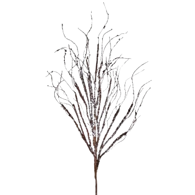 34" PLASTIC SNOWED WINTER BRANCH