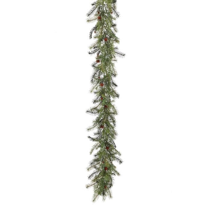 72"PLASTIC PINE W/MINI CONES GARLAND