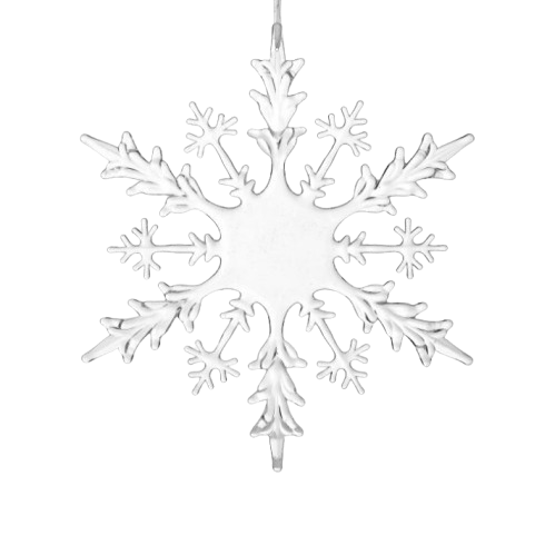 18" ACRYLIC SNOWFLAKE ORNAMENT