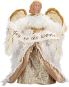 17´´VELVET ´´JOY TO WORLD´´ ANGEL