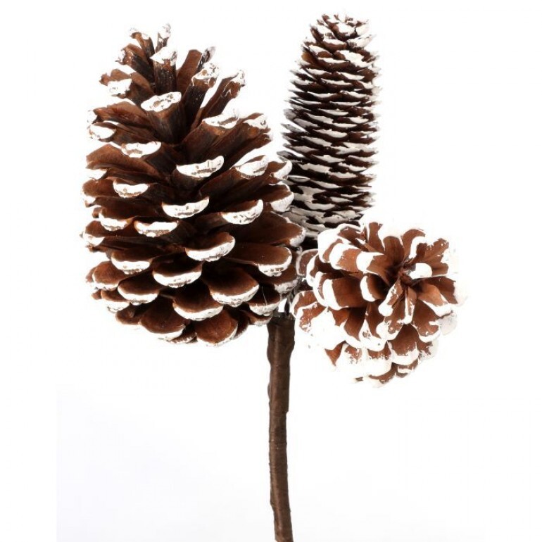 11" WHITE TIPPED MIXED CONE X3 PICK 