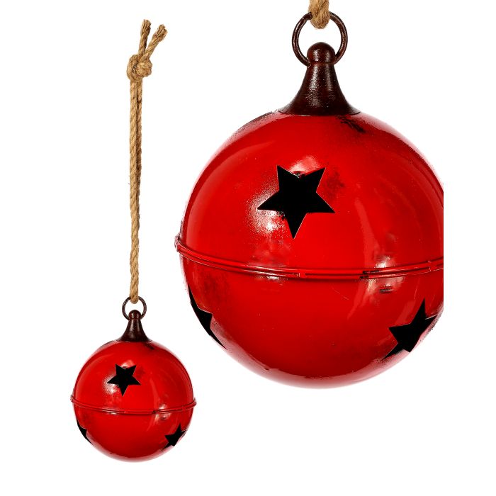 8´´COATED CAST JINGLE BELL ORNAMENT