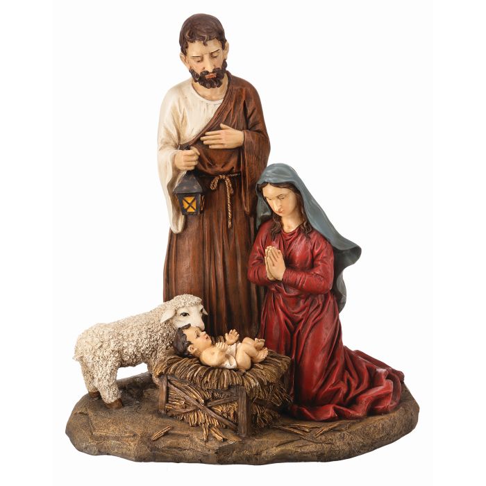 36"T RESIN OUTDOOR NATIVITY SET" MULTI